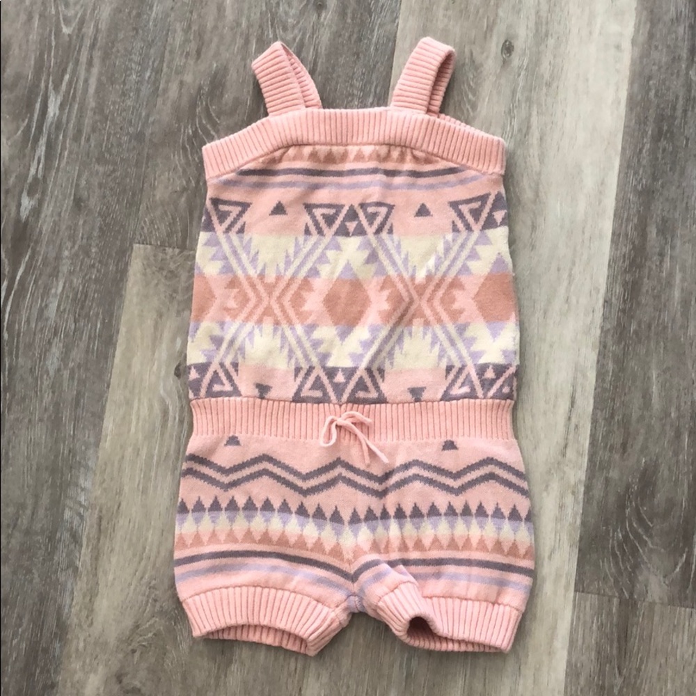 Gap desert Rose collection knit Romper